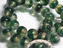 TOKO-BEADS AG956N-15 Glass bead (strand) 11~12mm AG956N-15 ツートーンビーズ（連） 11~12mm Asian bead & African bead  Handmade,Lampeork,bead,asia,india,ethnic,parts,accessory,beads とんぼ玉,ビーズ,トンボ玉,アジア,インド,エスニック,手作り,パーツ,アクセサリー
