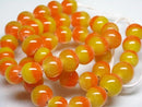 TOKO-BEADS AG956N-20 Glass bead (strand) 10~12mm AG956N-20 ツートーンビーズ（連） 10~12mm Asian bead & African bead  Handmade,Lampeork,bead,asia,india,ethnic,parts,accessory,beads とんぼ玉,ビーズ,トンボ玉,アジア,インド,エスニック,手作り,パーツ,アクセサリー