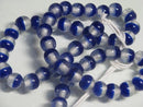 TOKO-BEADS AG956N-27 Glass bead (strand) 9~10mm AG956N-27 ツートーンビーズ（連） 9~10mm Asian bead & African bead  Handmade,Lampeork,bead,asia,india,ethnic,parts,accessory,beads とんぼ玉,ビーズ,トンボ玉,アジア,インド,エスニック,手作り,パーツ,アクセサリー