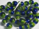 TOKO-BEADS AG956N-28 Glass bead (strand) 9~10mm AG956N-28 ツートーンビーズ（連） 9~10mm Asian bead & African bead  Handmade,Lampeork,bead,asia,india,ethnic,parts,accessory,beads とんぼ玉,ビーズ,トンボ玉,アジア,インド,エスニック,手作り,パーツ,アクセサリー