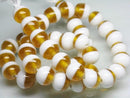TOKO-BEADS AG956N-29 Glass bead (strand) 10~11mm AG956N-29 ツートーンビーズ（連） 10~11mm Asian bead & African bead  Handmade,Lampeork,bead,asia,india,ethnic,parts,accessory,beads とんぼ玉,ビーズ,トンボ玉,アジア,インド,エスニック,手作り,パーツ,アクセサリー