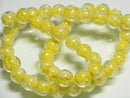TOKO-BEADS AG958N-02 Luminous Glass bead (strand) 10mm AG958N-02 蓄光ガラスビーズ（連） 10mm Asian bead & African bead  Handmade,Lampeork,bead,asia,india,ethnic,parts,accessory,beads とんぼ玉,ビーズ,トンボ玉,アジア,インド,エスニック,手作り,パーツ,アクセサリー