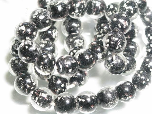 TOKO-BEADS AG958N-06 Luminous Glass bead (strand) 10mm AG958N-06 蓄光ガラスビーズ（連） 10mm Asian bead & African bead  Handmade,Lampeork,bead,asia,india,ethnic,parts,accessory,beads とんぼ玉,ビーズ,トンボ玉,アジア,インド,エスニック,手作り,パーツ,アクセサリー