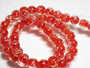 TOKO-BEADS AG958N-09 Luminous Glass bead (strand) 10mm AG958N-09 蓄光ガラスビーズ（連） 10mm Asian bead & African bead  Handmade,Lampeork,bead,asia,india,ethnic,parts,accessory,beads とんぼ玉,ビーズ,トンボ玉,アジア,インド,エスニック,手作り,パーツ,アクセサリー