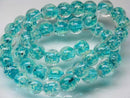 TOKO-BEADS AG958N-25 Luminous Glass bead (strand) 8mm AG958N-25 蓄光ガラスビーズ（連） 8mm Asian bead & African bead  Handmade,Lampeork,bead,asia,india,ethnic,parts,accessory,beads とんぼ玉,ビーズ,トンボ玉,アジア,インド,エスニック,手作り,パーツ,アクセサリー