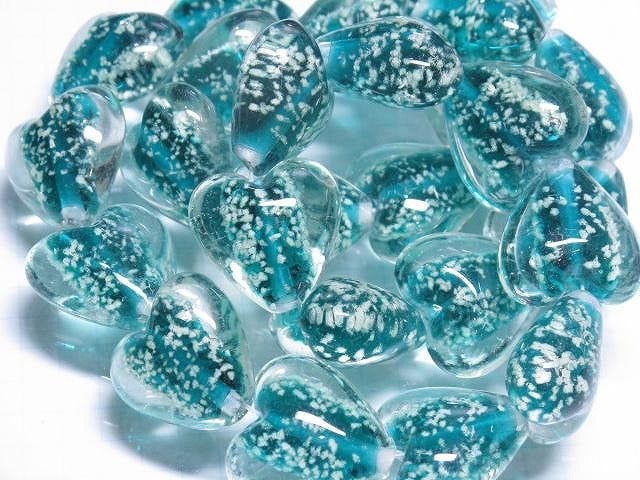 TOKO-BEADS AG958N-97 Luminous Glass bead (strand) 20mm AG958N-97 蓄光ガラスビーズ（連） 20mm Asian bead & African bead  Handmade,Lampeork,bead,asia,india,ethnic,parts,accessory,beads とんぼ玉,ビーズ,トンボ玉,アジア,インド,エスニック,手作り,パーツ,アクセサリー