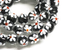 TOKO-BEADS AG959-16N Glass bead (strand) 10~11mm AG959-16N フラワービーズ（連） 10~11mm Asian bead & African bead  Handmade,Lampeork,bead,asia,india,ethnic,parts,accessory,beads とんぼ玉,ビーズ,トンボ玉,アジア,インド,エスニック,手作り,パーツ,アクセサリー