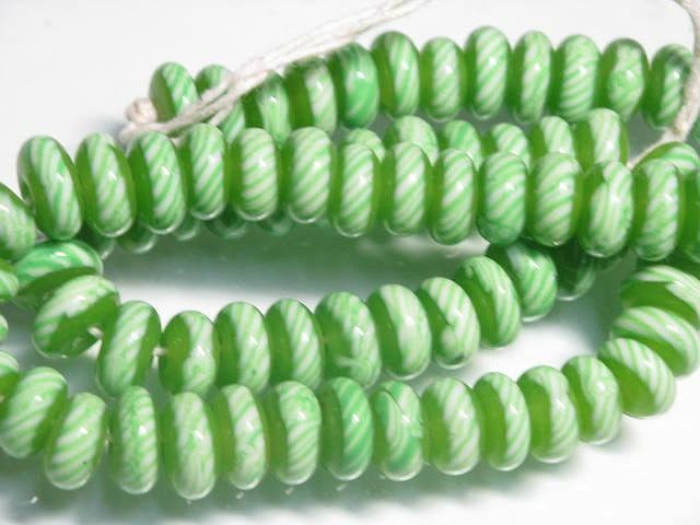 TOKO-BEADS AG961N-02 Glass bead (strand) 10~11mm AG961N-02 リング型とんぼ玉（連） 10~11mm Asian bead & African bead  Handmade,Lampeork,bead,asia,india,ethnic,parts,accessory,beads とんぼ玉,ビーズ,トンボ玉,アジア,インド,エスニック,手作り,パーツ,アクセサリー
