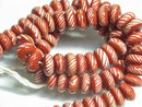 TOKO-BEADS AG961N-04 Glass bead (strand) 10~11mm AG961N-04 リング型とんぼ玉（連） 10~11mm Asian bead & African bead  Handmade,Lampeork,bead,asia,india,ethnic,parts,accessory,beads とんぼ玉,ビーズ,トンボ玉,アジア,インド,エスニック,手作り,パーツ,アクセサリー