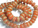 TOKO-BEADS AG961N-05 Glass bead (strand) 10~11mm AG961N-05 リング型とんぼ玉（連） 10~11mm Asian bead & African bead  Handmade,Lampeork,bead,asia,india,ethnic,parts,accessory,beads とんぼ玉,ビーズ,トンボ玉,アジア,インド,エスニック,手作り,パーツ,アクセサリー