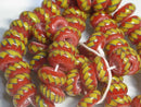 TOKO-BEADS AG961N-10 Glass bead (strand) 15~16mm AG961N-10 リング型とんぼ玉（連） 15~16mm Asian bead & African bead  Handmade,Lampeork,bead,asia,india,ethnic,parts,accessory,beads とんぼ玉,ビーズ,トンボ玉,アジア,インド,エスニック,手作り,パーツ,アクセサリー