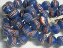 TOKO-BEADS AG962N-09 Glass bead (strand) 11mm AG962N-09 とんぼ玉（連） 11mm Asian bead & African bead  Handmade,Lampeork,bead,asia,india,ethnic,parts,accessory,beads とんぼ玉,ビーズ,トンボ玉,アジア,インド,エスニック,手作り,パーツ,アクセサリー