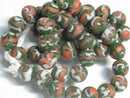 TOKO-BEADS AG962N-10 Glass bead (strand) 10mm AG962N-10 とんぼ玉（連） 10mm Asian bead & African bead  Handmade,Lampeork,bead,asia,india,ethnic,parts,accessory,beads とんぼ玉,ビーズ,トンボ玉,アジア,インド,エスニック,手作り,パーツ,アクセサリー