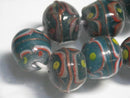 TOKO-BEADS AG962-16N Arrow feather pattern glass bead (strand) 12mm AG962-16N 矢羽模様とんぼ玉（連） 12mmAG962-16N Arrow feather pattern glass bead (strand) 12mmHandmade,Lampeork,bead,asia,india,ethnic,parts,accessory,beads| TOKO-BEADS |AG962-16N Arrow feather pattern glass bead (strand) 12mm Asian bead & African bead  Handmade,Lampeork,bead,asia,india,ethnic,parts,accessory,beads とんぼ玉,ビーズ,トンボ玉,アジア,インド,エスニック,手作り,パーツ,アクセサリー