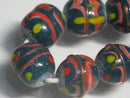 TOKO-BEADS AG962-17N Arrow feather pattern glass bead (strand) 12~13mm AG962-17N 矢羽模様とんぼ玉（連） 12~13mmAG962-17N Arrow feather pattern glass bead (strand) 12~13mmHandmade,Lampeork,bead,asia,india,ethnic,parts,accessory,beads| TOKO-BEADS |AG962-17N Arrow feather pattern glass bead (strand) 12~13mm Asian bead & African bead  Handmade,Lampeork,bead,asia,india,ethnic,parts,accessory,beads とんぼ玉,ビーズ,トンボ玉,アジア,インド,エスニック,手作り,パーツ,アクセサリー