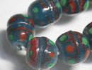 TOKO-BEADS AG962-18N Arrow feather pattern glass bead (strand) 13mm AG962-18N 矢羽模様とんぼ玉（連） 13mmAG962-18N Arrow feather pattern glass bead (strand) 13mmHandmade,Lampeork,bead,asia,india,ethnic,parts,accessory,beads| TOKO-BEADS |AG962-18N Arrow feather pattern glass bead (strand) 13mm Asian bead & African bead  Handmade,Lampeork,bead,asia,india,ethnic,parts,accessory,beads とんぼ玉,ビーズ,トンボ玉,アジア,インド,エスニック,手作り,パーツ,アクセサリー