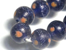TOKO-BEADS AG962-39N Glass bead (strand) 12.5mm AG962-39N とんぼ玉（連） 12.5mm Asian bead & African bead  Handmade,Lampeork,bead,asia,india,ethnic,parts,accessory,beads とんぼ玉,ビーズ,トンボ玉,アジア,インド,エスニック,手作り,パーツ,アクセサリー
