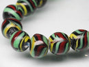 TOKO-BEADS AG962-44N Arrow feather pattern glass bead (strand) 9~11mm AG962-44N 矢羽模様とんぼ玉（連） 9~11mmAG962-44N Arrow feather pattern glass bead (strand) 9~11mmHandmade,Lampeork,bead,asia,india,ethnic,parts,accessory,beads| TOKO-BEADS |AG962-44N Arrow feather pattern glass bead (strand) 9~11mm Asian bead & African bead  Handmade,Lampeork,bead,asia,india,ethnic,parts,accessory,beads とんぼ玉,ビーズ,トンボ玉,アジア,インド,エスニック,手作り,パーツ,アクセサリー