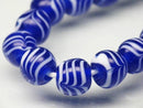 TOKO-BEADS AG962-45N Arrow feather pattern glass bead (strand) 9~10mm AG962-45N 矢羽模様とんぼ玉（連） 9~10mmAG962-45N Arrow feather pattern glass bead (strand) 9~10mmHandmade,Lampeork,bead,asia,india,ethnic,parts,accessory,beads| TOKO-BEADS |AG962-45N Arrow feather pattern glass bead (strand) 9~10mm Asian bead & African bead  Handmade,Lampeork,bead,asia,india,ethnic,parts,accessory,beads とんぼ玉,ビーズ,トンボ玉,アジア,インド,エスニック,手作り,パーツ,アクセサリー