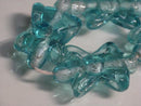 TOKO-BEADS | TOKO-BEADS |AG963-03N リボン型とんぼ玉（連） 16mm | TOKO-BEADS |AG963-03N Glass bead (strand) 16mm Asian bead & African bead  Handmade,Lampeork,bead,asia,india,ethnic,parts,accessory,beads とんぼ玉,ビーズ,トンボ玉,アジア,インド,エスニック,手作り,パーツ,アクセサリー