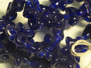 TOKO-BEADS AG963N-05 Glass bead (strand) 16mm AG963N-05 リボン型とんぼ玉（連） 16mm Asian bead & African bead  Handmade,Lampeork,bead,asia,india,ethnic,parts,accessory,beads とんぼ玉,ビーズ,トンボ玉,アジア,インド,エスニック,手作り,パーツ,アクセサリー
