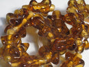 TOKO-BEADS AG963N-11 Glass bead (strand) 16mm AG963N-11 リボン型とんぼ玉（連） 16mm Asian bead & African bead  Handmade,Lampeork,bead,asia,india,ethnic,parts,accessory,beads とんぼ玉,ビーズ,トンボ玉,アジア,インド,エスニック,手作り,パーツ,アクセサリー