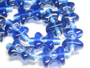TOKO-BEADS | TOKO-BEADS |AG963-19N リボン型とんぼ玉（連） 20~22mm | TOKO-BEADS |AG963-19N Glass bead (strand) 20~22mm Asian bead & African bead  Handmade,Lampeork,bead,asia,india,ethnic,parts,accessory,beads とんぼ玉,ビーズ,トンボ玉,アジア,インド,エスニック,手作り,パーツ,アクセサリー