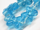 TOKO-BEADS | TOKO-BEADS |AG963-26N リボン型とんぼ玉（連） 24~26mm | TOKO-BEADS |AG963-26N Bow-shaped lampwork glass bead (strand) 24~26mm Asian bead & African bead  Handmade,Lampeork,bead,asia,india,ethnic,parts,accessory,beads とんぼ玉,ビーズ,トンボ玉,アジア,インド,エスニック,手作り,パーツ,アクセサリー