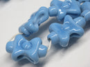 TOKO-BEADS | TOKO-BEADS |AG963-27N リボン型とんぼ玉（連） 20~24mm | TOKO-BEADS |AG963-27N Bow-shaped lampwork glass bead (strand) 20~24mm Asian bead & African bead  Handmade,Lampeork,bead,asia,india,ethnic,parts,accessory,beads とんぼ玉,ビーズ,トンボ玉,アジア,インド,エスニック,手作り,パーツ,アクセサリー