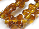 TOKO-BEADS | TOKO-BEADS |AG963-33N リボン型とんぼ玉（連） 22~24mm | TOKO-BEADS |AG963-33N Bow-shaped lampwork glass bead (strand) 22~24mm Asian bead & African bead  Handmade,Lampeork,bead,asia,india,ethnic,parts,accessory,beads とんぼ玉,ビーズ,トンボ玉,アジア,インド,エスニック,手作り,パーツ,アクセサリー
