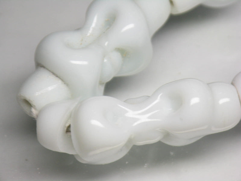 TOKO-BEADS AG963-16N Glass bead (strand) 16~18mm AG963-16N リボン型とんぼ玉（連） 16~18mm Asian bead & African bead  Handmade,Lampeork,bead,asia,india,ethnic,parts,accessory,beads とんぼ玉,ビーズ,トンボ玉,アジア,インド,エスニック,手作り,パーツ,アクセサリー