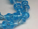 TOKO-BEADS AG963-17N Glass bead (strand) 16~18mm AG963-17N リボン型とんぼ玉（連） 16~18mm Asian bead & African bead  Handmade,Lampeork,bead,asia,india,ethnic,parts,accessory,beads とんぼ玉,ビーズ,トンボ玉,アジア,インド,エスニック,手作り,パーツ,アクセサリー