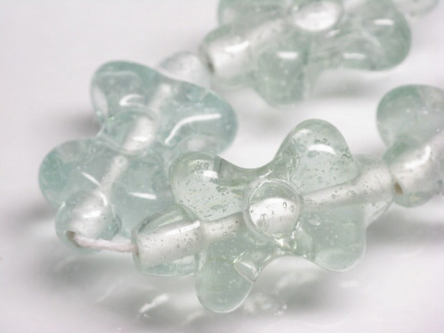 TOKO-BEADS AG963-18N Glass bead (strand) 20~22mm AG963-18N リボン型とんぼ玉（連） 20~22mm Asian bead & African bead  Handmade,Lampeork,bead,asia,india,ethnic,parts,accessory,beads とんぼ玉,ビーズ,トンボ玉,アジア,インド,エスニック,手作り,パーツ,アクセサリー