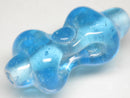 TOKO-BEADS AG963-17S Glass bead 16~18mm AG963-17S リボン型とんぼ玉 16~18mm Asian bead & African bead  Handmade,Lampeork,bead,asia,india,ethnic,parts,accessory,beads とんぼ玉,ビーズ,トンボ玉,アジア,インド,エスニック,手作り,パーツ,アクセサリー