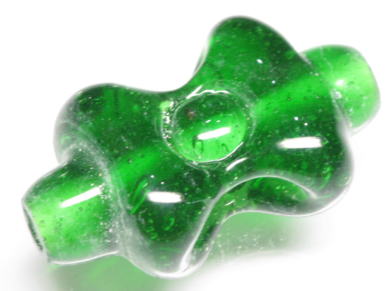 TOKO-BEADS AG963-20S Glass bead 18~20mm AG963-20S リボン型とんぼ玉 18~20mm Asian bead & African bead  Handmade,Lampeork,bead,asia,india,ethnic,parts,accessory,beads とんぼ玉,ビーズ,トンボ玉,アジア,インド,エスニック,手作り,パーツ,アクセサリー