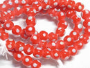 TOKO-BEADS AG967N-11 Glass bead (strand) 8~8.5mm AG967N-11 とんぼ玉（連） 8~8.5mm Asian bead & African bead  Handmade,Lampeork,bead,asia,india,ethnic,parts,accessory,beads とんぼ玉,ビーズ,トンボ玉,アジア,インド,エスニック,手作り,パーツ,アクセサリー