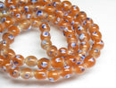 TOKO-BEADS AG968N-04 Glass bead (strand) 6~6.5mm AG968N-04 微小とんぼ玉（連） 6~6.5mm Asian bead & African bead  Handmade,Lampeork,bead,asia,india,ethnic,parts,accessory,beads とんぼ玉,ビーズ,トンボ玉,アジア,インド,エスニック,手作り,パーツ,アクセサリー