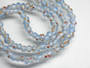 TOKO-BEADS AG968N-12 Glass bead (strand) 4.5~5mm AG968N-12 微小とんぼ玉（連） 4.5~5mm Asian bead & African bead  Handmade,Lampeork,bead,asia,india,ethnic,parts,accessory,beads とんぼ玉,ビーズ,トンボ玉,アジア,インド,エスニック,手作り,パーツ,アクセサリー