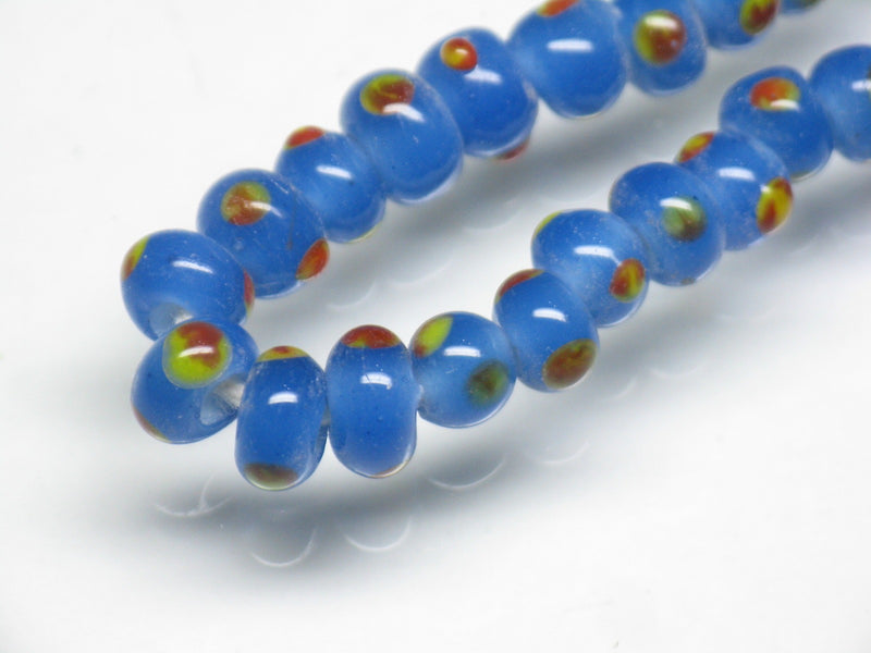 TOKO-BEADS AG968N-10 Glass bead (strand) 5~5.5mm AG968N-10 微小とんぼ玉（連） 5~5.5mm Asian bead & African bead  Handmade,Lampeork,bead,asia,india,ethnic,parts,accessory,beads とんぼ玉,ビーズ,トンボ玉,アジア,インド,エスニック,手作り,パーツ,アクセサリー