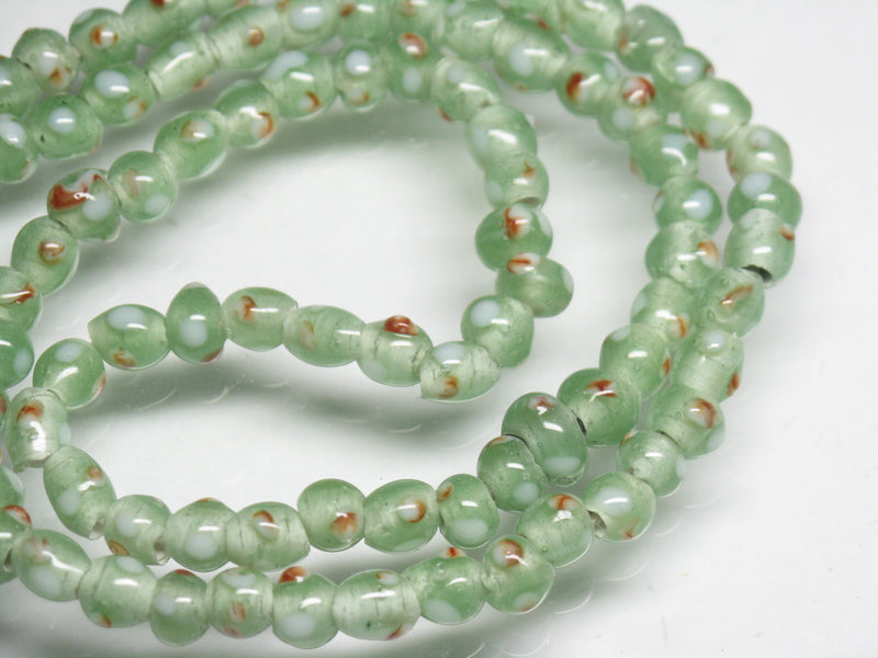 | TOKO-BEADS |AG968N-17 微小とんぼ玉（連） 5~6mmとんぼ玉,ビーズ,トンボ玉,アジア,インド,エスニック,手作り,パーツ,アクセサリー