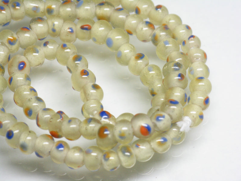 | TOKO-BEADS |AG968N-28 微小とんぼ玉（連） 5mmとんぼ玉,ビーズ,トンボ玉,アジア,インド,エスニック,手作り,パーツ,アクセサリー