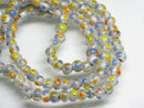 TOKO-BEADS AG968-30N Glass bead (strand) 5mm AG968-30N 微小とんぼ玉（連） 5mm Asian bead & African bead  Handmade,Lampeork,bead,asia,india,ethnic,parts,accessory,beads とんぼ玉,ビーズ,トンボ玉,アジア,インド,エスニック,手作り,パーツ,アクセサリー