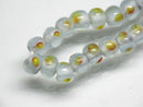TOKO-BEADS AG968-32N Glass bead (strand) 5.5mm AG968-32N 微小とんぼ玉（連） 5.5mm Asian bead & African bead  Handmade,Lampeork,bead,asia,india,ethnic,parts,accessory,beads とんぼ玉,ビーズ,トンボ玉,アジア,インド,エスニック,手作り,パーツ,アクセサリー