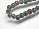TOKO-BEADS AG968-33N Glass bead (strand) 5mm AG968-33N 微小とんぼ玉（連） 5mm Asian bead & African bead  Handmade,Lampeork,bead,asia,india,ethnic,parts,accessory,beads とんぼ玉,ビーズ,トンボ玉,アジア,インド,エスニック,手作り,パーツ,アクセサリー