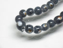 TOKO-BEADS AG968-34N Glass bead (strand) 5.5mm AG968-34N 微小とんぼ玉（連） 5.5mm Asian bead & African bead  Handmade,Lampeork,bead,asia,india,ethnic,parts,accessory,beads とんぼ玉,ビーズ,トンボ玉,アジア,インド,エスニック,手作り,パーツ,アクセサリー
