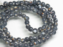 TOKO-BEADS AG968-34N Glass bead (strand) 5.5mm AG968-34N 微小とんぼ玉（連） 5.5mm Asian bead & African bead  Handmade,Lampeork,bead,asia,india,ethnic,parts,accessory,beads とんぼ玉,ビーズ,トンボ玉,アジア,インド,エスニック,手作り,パーツ,アクセサリー