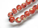 TOKO-BEADS AG968-35N Glass bead (strand) 5~6mm AG968-35N 微小とんぼ玉（連） 5~6mm Asian bead & African bead  Handmade,Lampeork,bead,asia,india,ethnic,parts,accessory,beads とんぼ玉,ビーズ,トンボ玉,アジア,インド,エスニック,手作り,パーツ,アクセサリー