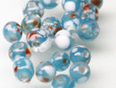 TOKO-BEADS AG968S-13 Glass bead 5~6mm AG968S-13 微小とんぼ玉 5~6mm Asian bead & African bead  Handmade,Lampeork,bead,asia,india,ethnic,parts,accessory,beads とんぼ玉,ビーズ,トンボ玉,アジア,インド,エスニック,手作り,パーツ,アクセサリー