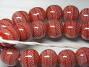 TOKO-BEADS AG969N-18 Glass bead (strand) 20mm AG969N-18 大粒モザイクとんぼ玉（連） 20mm Asian bead & African bead  Handmade,Lampeork,bead,asia,india,ethnic,parts,accessory,beads とんぼ玉,ビーズ,トンボ玉,アジア,インド,エスニック,手作り,パーツ,アクセサリー