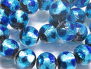 TOKO-BEADS AG996N-06 Luminous Firefly bead (strand) 16mm AG996N-06 蓄光ホタルガラスビーズ（連） 16mm Asian bead & African bead  Handmade,Lampeork,bead,asia,india,ethnic,parts,accessory,beads とんぼ玉,ビーズ,トンボ玉,アジア,インド,エスニック,手作り,パーツ,アクセサリー